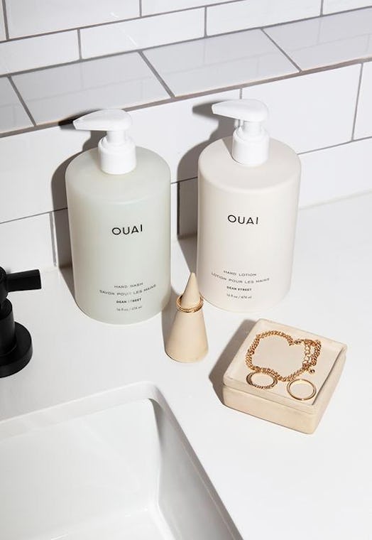 OUAI's hand care line features soap, creams, and even jewelry dishes.