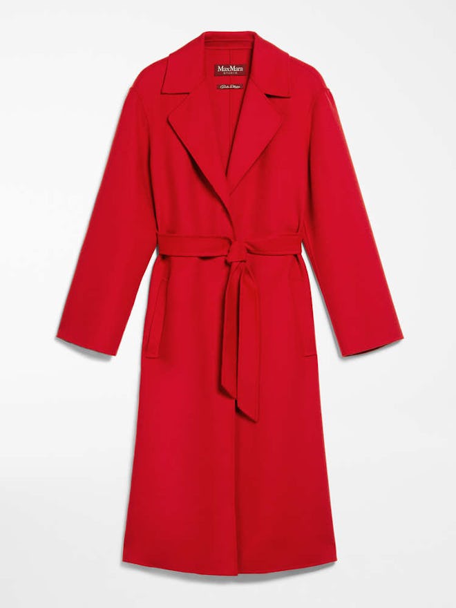 Wool, silk and cashmere coat