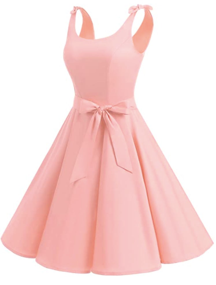 1950's Bowknot Vintage Swing Dress