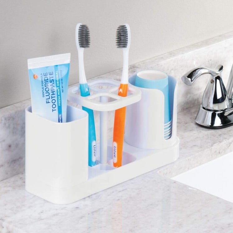 mDesign Toothbrush Holder