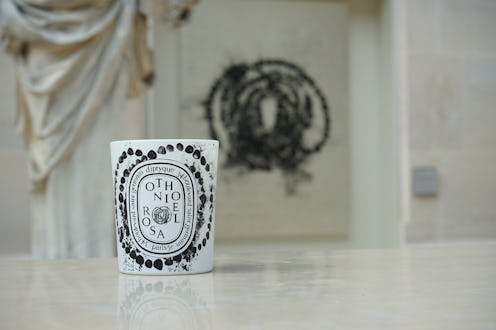 Diptyque's rose scented candle 