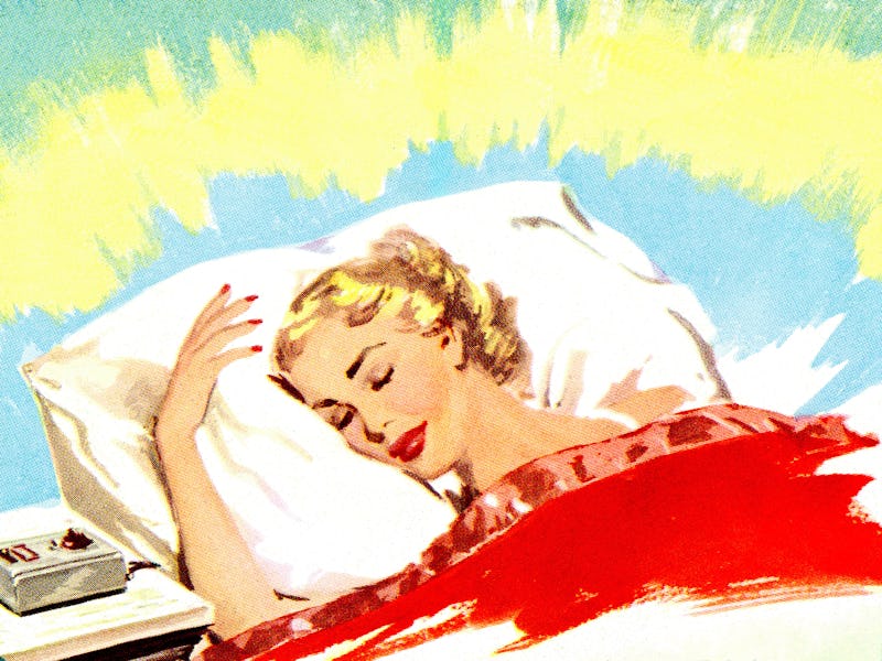 woman sleeping