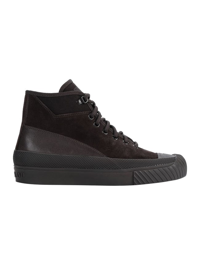 Stone Island S02F6 Suede Mid Ghost Piece