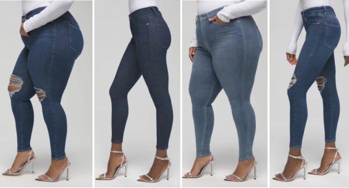 Good American Always Fits Jeans options