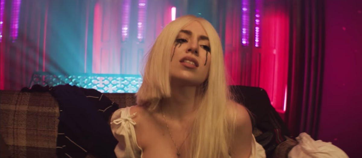 Ava Max appears in the 'Sweet But Psycho' video.