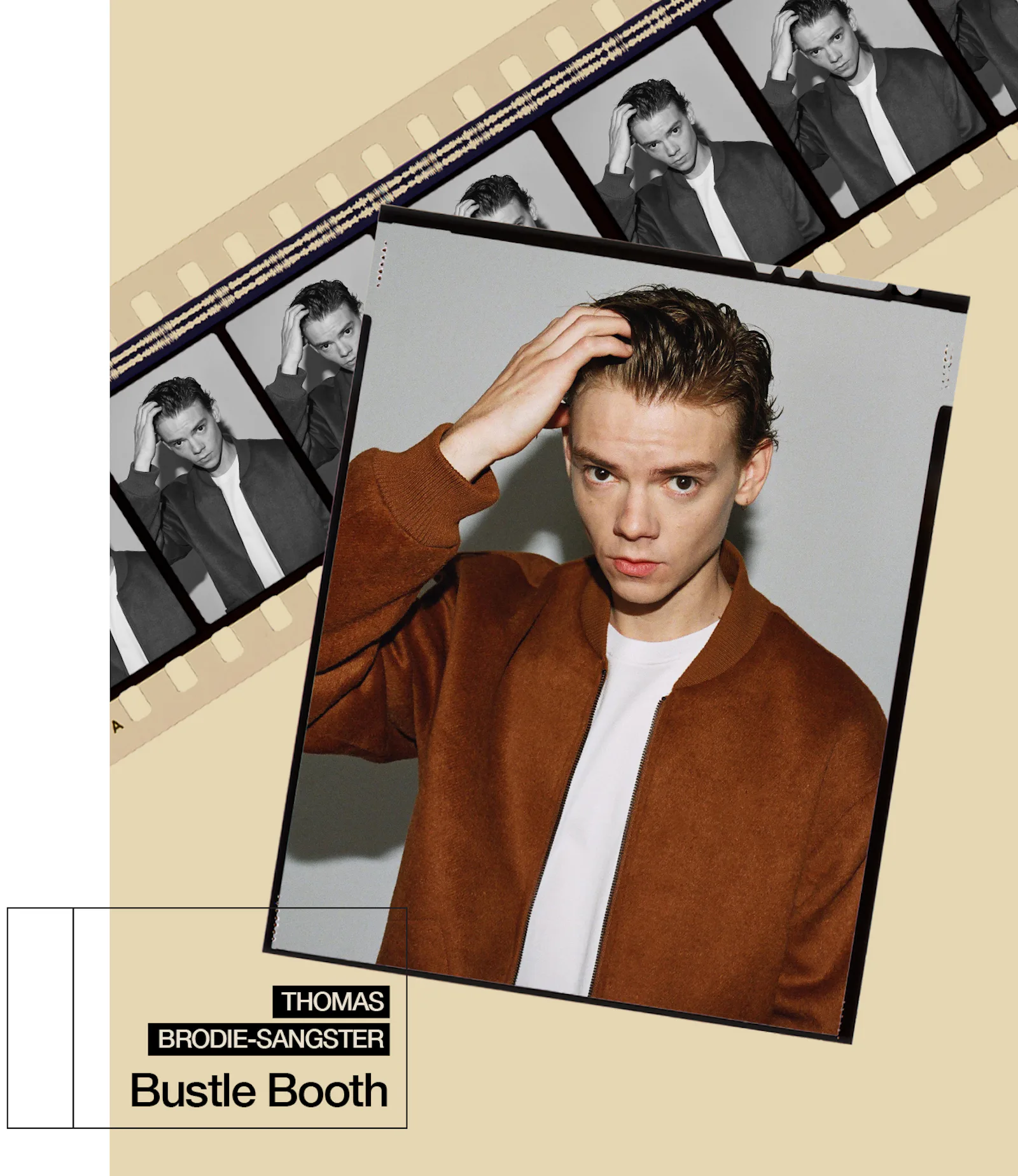 'The Queen's Gambit' Star Thomas Brodie-Sangster Takes On The Bustle Booth