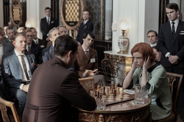 Anya Taylor-Joy playing chess in 'The Queen's Gambit'
