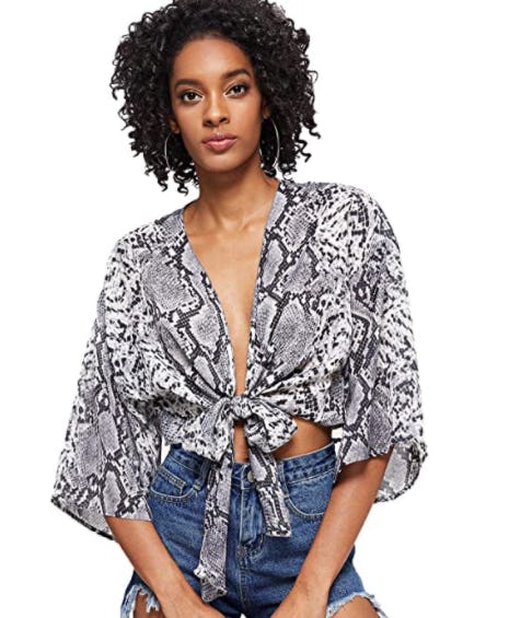 Floerns Bow-Tie Blouse