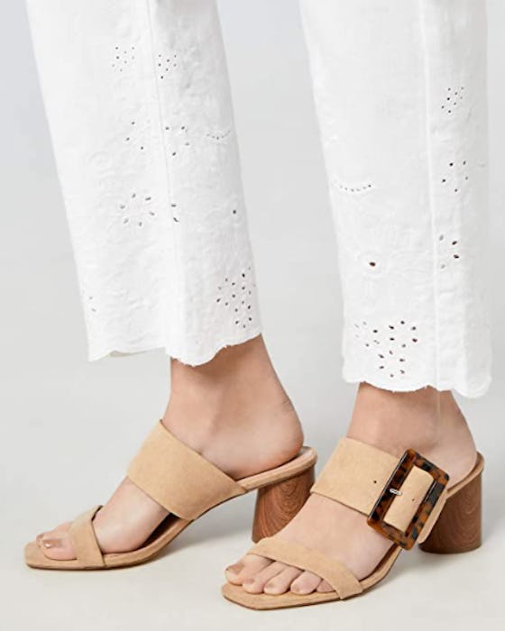 find. Buckled Block Heel