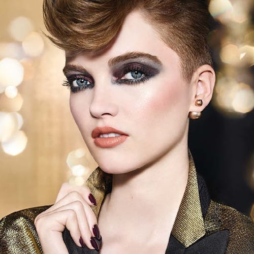 Dior Makeup's Golden Nights holiday collection puts an edgy spin on classic smokey eyes and red lips