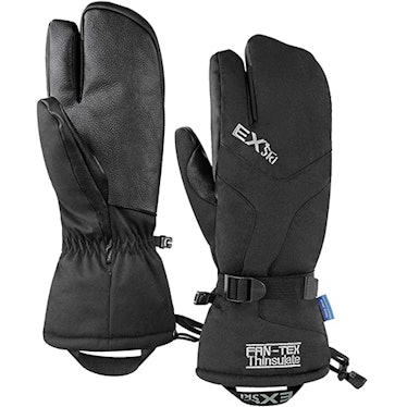 EXski Waterproof 3-Finger Snow Gloves
