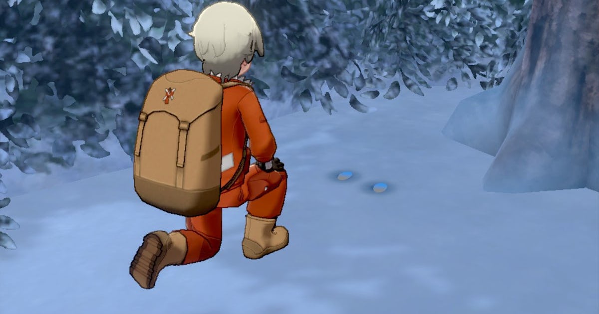 Crown Tundra Footprints How To Find Iron Will Grassland Cavern Pokemon