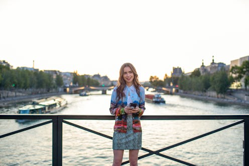 Lilly Collins as 'Emily in Paris'