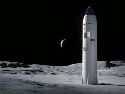 Lunar SpaceX Starship: Stunning photo shows NASA-branded ship taking shape