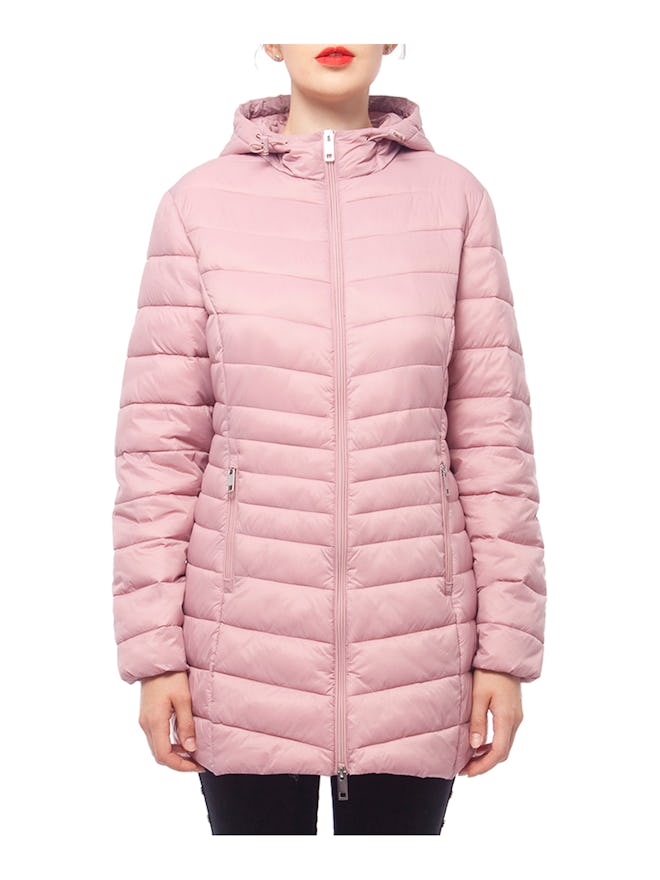 Hooded Water-Resistant Puffer Jacket