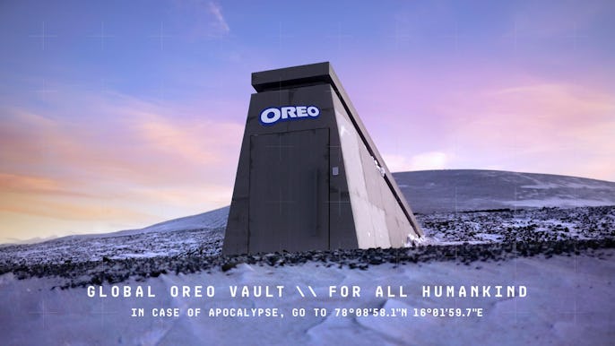 Oreo created a vault in Norway to preserve its cookies against disaster. 
