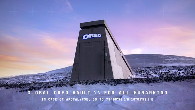 Oreo created a vault in Norway to preserve its cookies against disaster.
