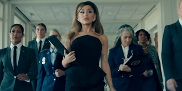 A screenshot from Ariana Grande's "Positions" music video.