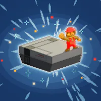Collage of Super Mario on a video game console