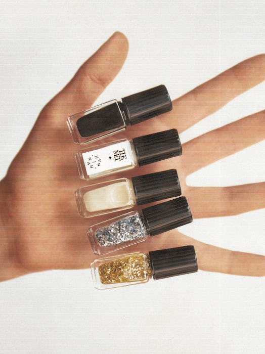 All five J.Hannah x The Met nail polish colors.