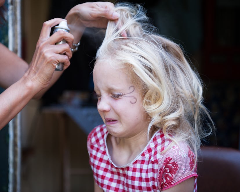 The ingredients in hair color spray sound scary, but are they safe to use for your kids on Halloween...