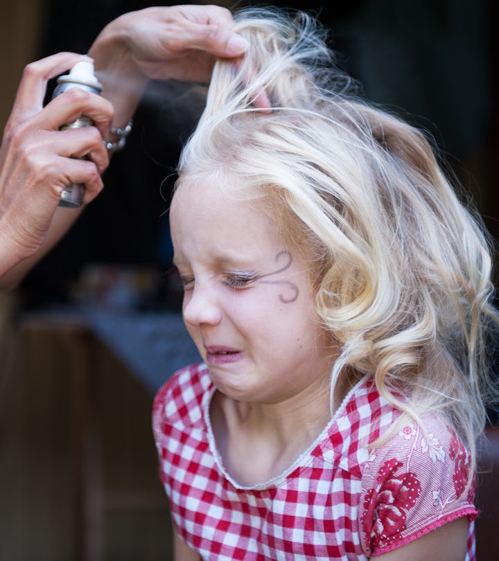 The ingredients in hair color spray sound scary, but are they safe to use for your kids on Halloween...