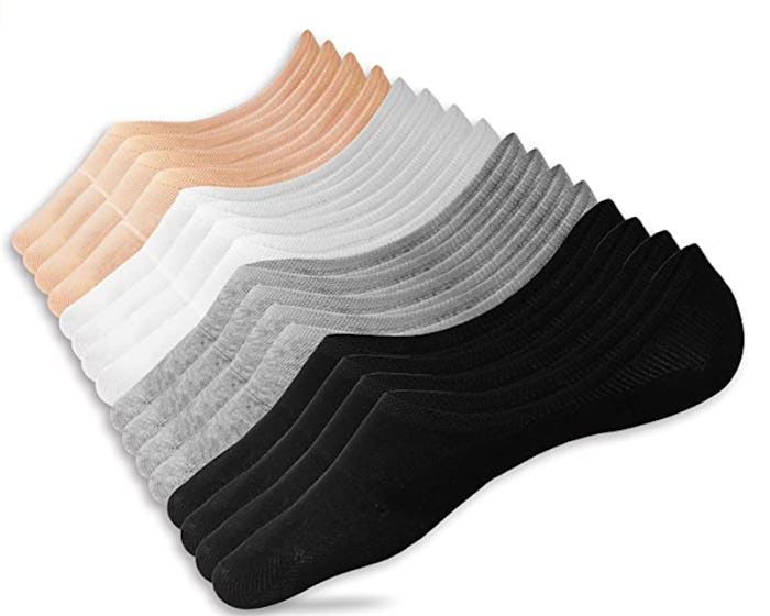 Eedor Thin No-Show Socks (8-Pack)