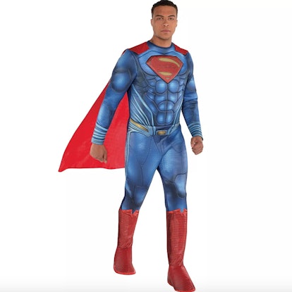 Dale Moss wore a Superman costume for Party City.
