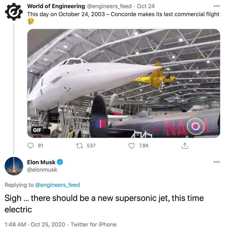 Musk's comments.
