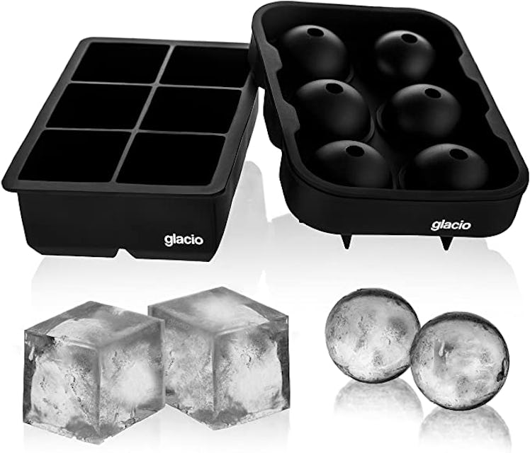 glacio Ice Cube Trays Combo Mold (2-Pack)