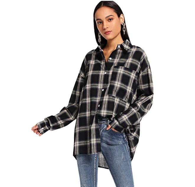 SweatyRocks Flannel