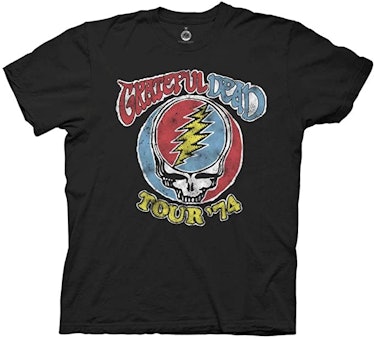 Ripple Junction Grateful Dead Tour 74 Vintage Light Weight Crew T-Shirt