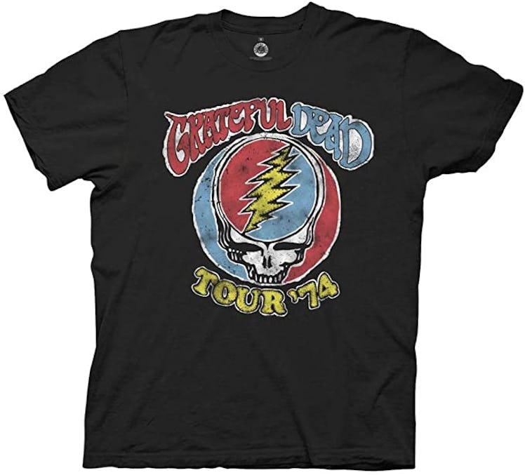 Ripple Junction Grateful Dead Tour 74 Vintage Light Weight Crew T-Shirt