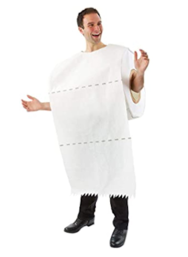 Giant Toilet Paper Roll Adult Halloween Costume