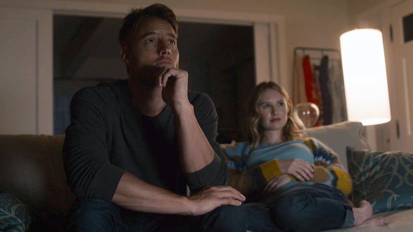 Justin Hartley and Caitlin Thompson as Kevin and Madison on 'This Is Us' via NBC Press Site