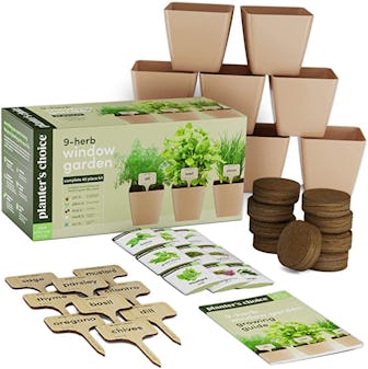 Planter's Choice 9 Herb Window Garden