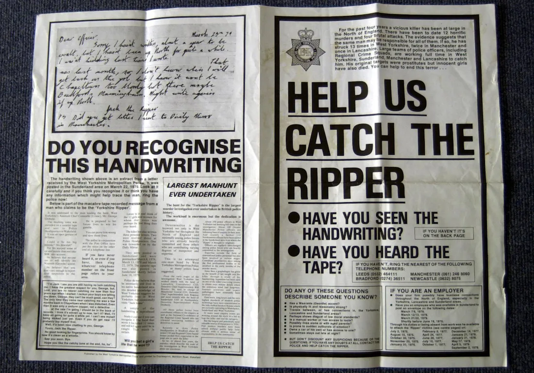 Yorksdhire Ripper New ITV Drama 'The Yorkshire Ripper' Follows A Major Manhunt