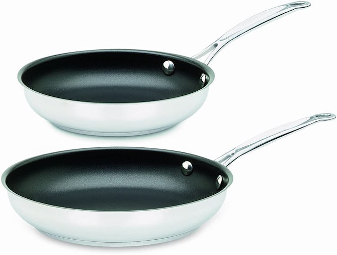 Cuisinart Chef's Classic Stainless Nonstick Skillet Set (2-Pack)