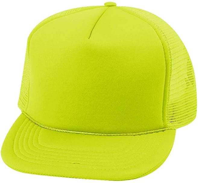 MCap Trucker Summer Mesh Cap in Neon Orange