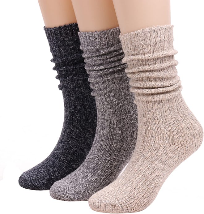 TINTAO Wool Boot Socks (3-Pack)