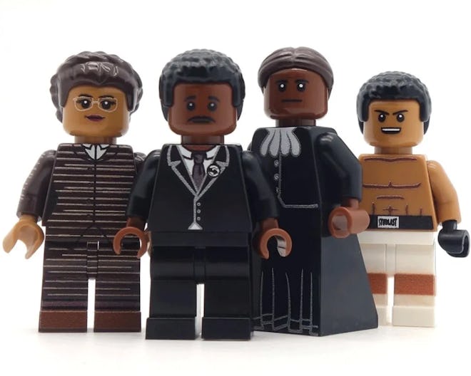 Civil Rights LEGOs: Rosa Parks, Dr. King, Harriet Tubman, Muhammad Ali (3+)