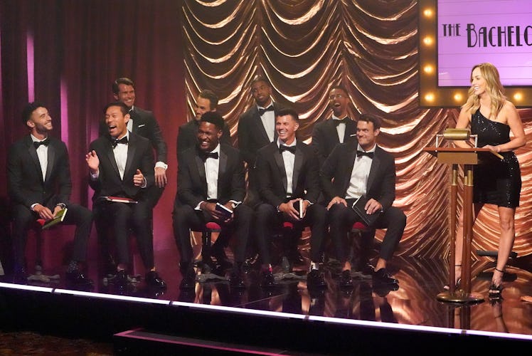 Clare and the men on 'The Bachelorette'
