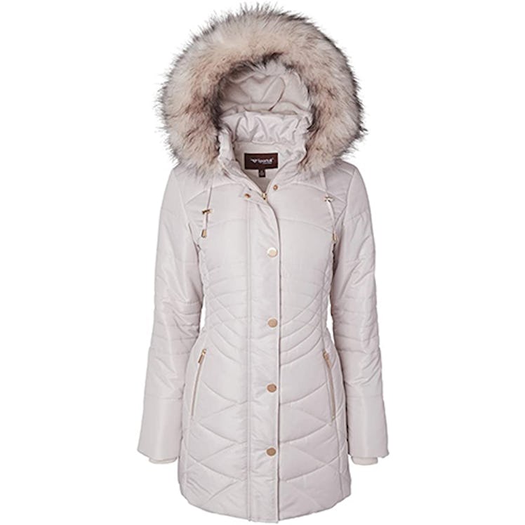 Sportoli Plush Quilted Puffer Coat