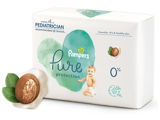 Pampers Pure Diapers With Plant-Based Liners Come In A Variety Of Sizes &  Designs — FIRST LOOK