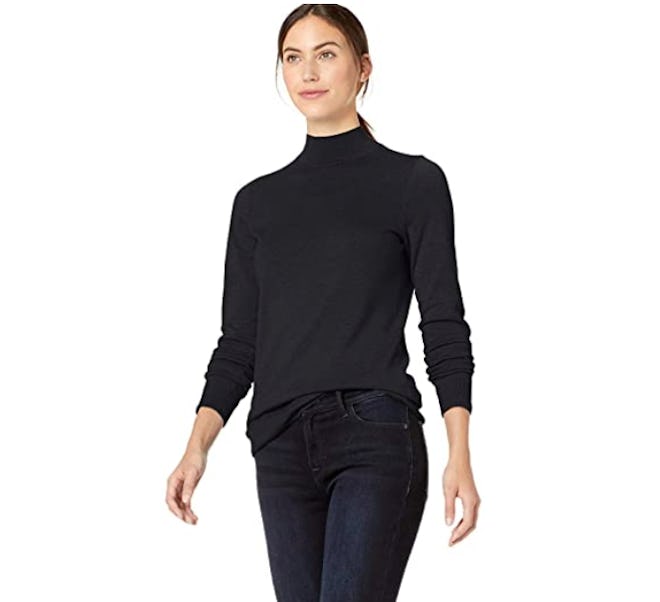 Amazon Essentials Long-Sleeve Mockneck Sweater