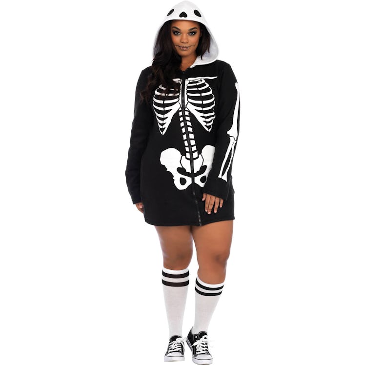 Leg Avenue Women's Plus Size Cozy Skeleton