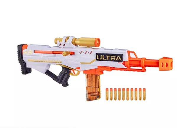 NERF Ultra Pharaoh Blaster With Limited Edition Gold Foam (8+)