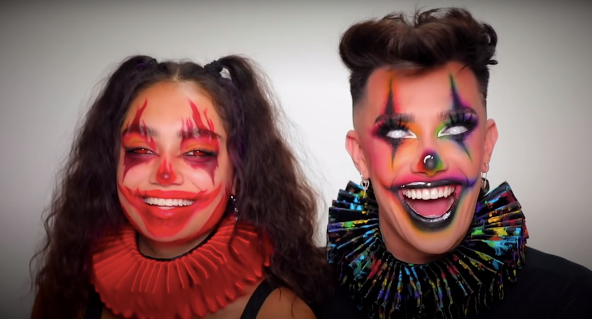 scary clown faces for halloween