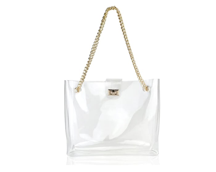 Hoxis Clear Chain Tote Bag