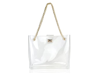 Hoxis Clear Chain Tote Bag